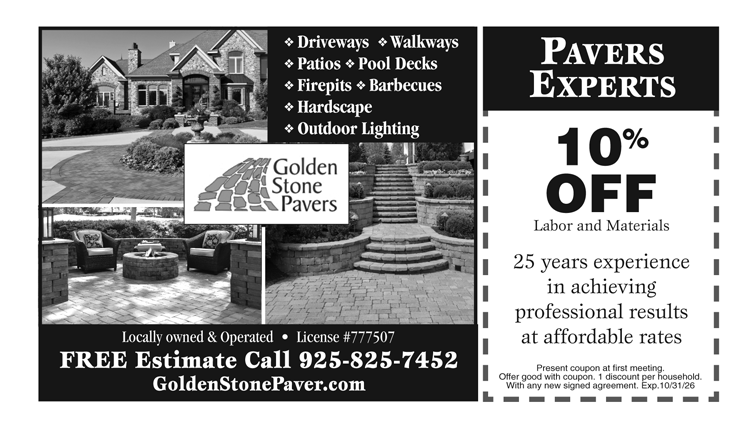 Golden Stone Pavers